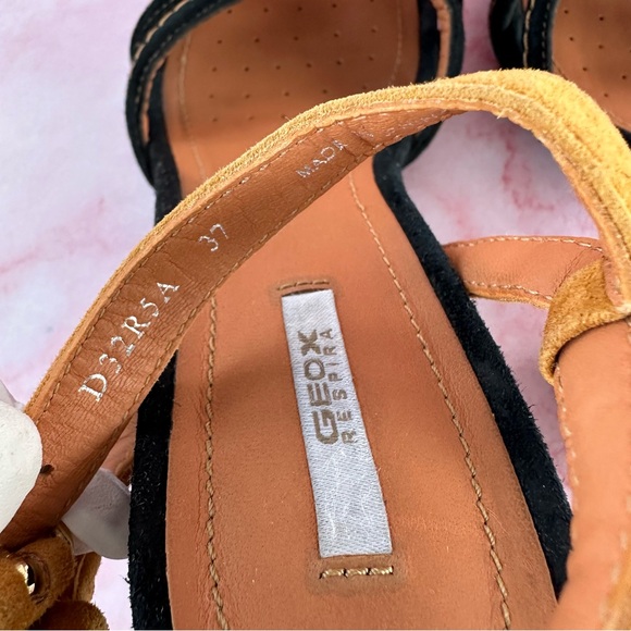 GEOX Respira Heeled Sandals Size 37 - Picture 10 of 14